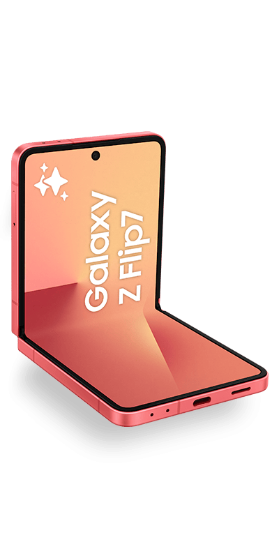 Galaxy Z Flip7 256 Go Corail avec abonnement - Samsung