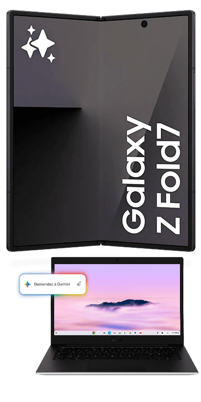 Galaxy Z Fold7 256 Go Noir Absolu avec abonnement - Samsung
