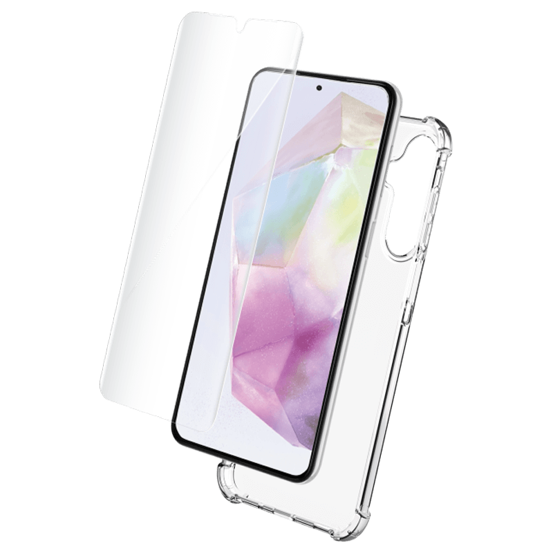 Photo du produit Pack de protection (coque+verre trempé) pour Galaxy A17 4G/5G