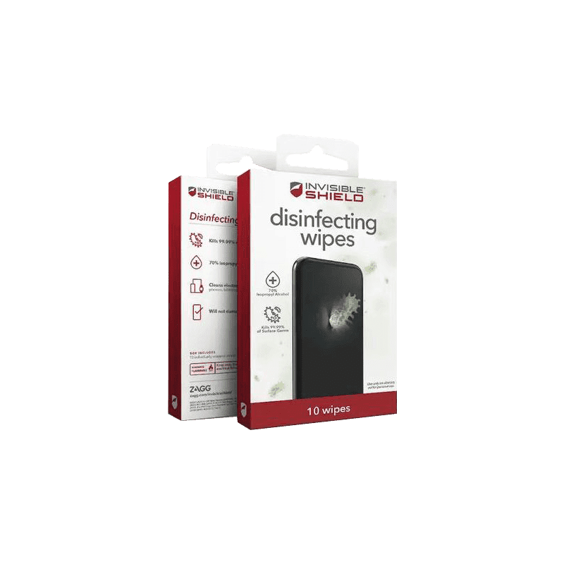 Photo du produit Pack de 10 lingettes nettoyantes invisible shield