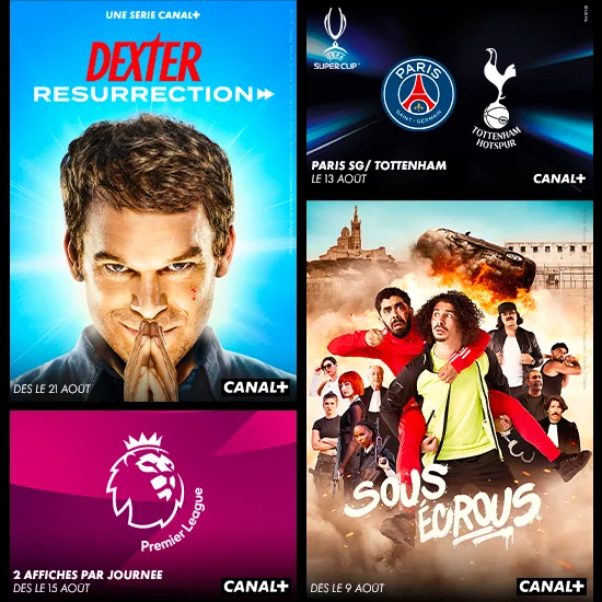 En aout sur Canal+