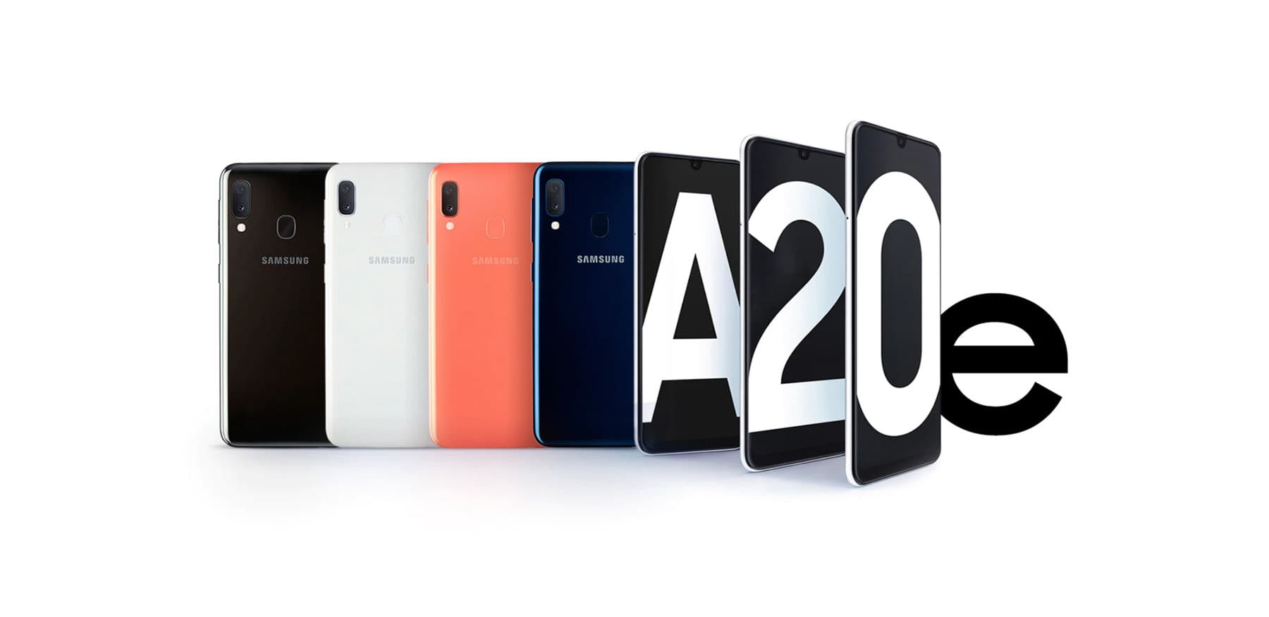 samsung galaxy a20e noir corail bleu blanc