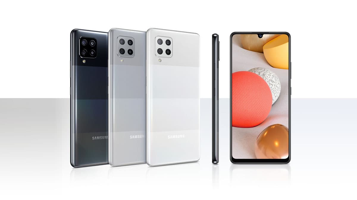 samsung galaxy a42 couleurs blanc gris noir