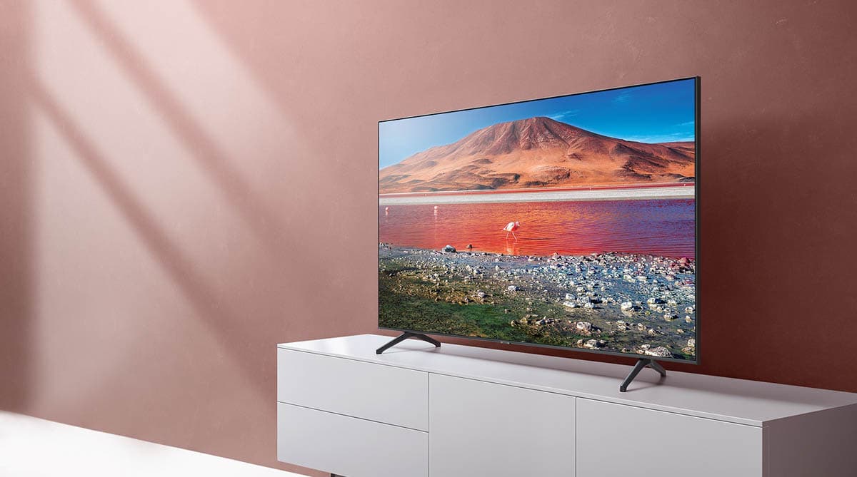 samsung smart tv sur meuble