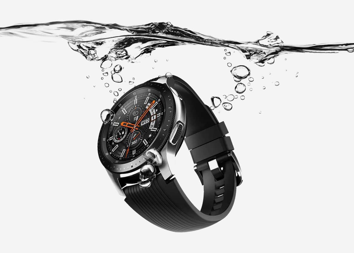 Samsung galaxy smartwatch 46mm black online