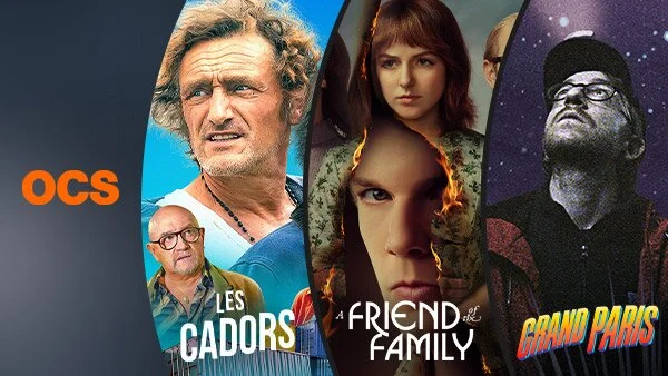Mosaique de séries et film de la plateforme OCS