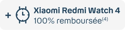 100€ remboursés sur la Redmi Watch 4