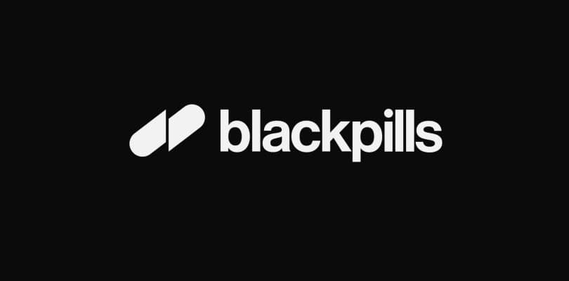 blackpills blanc fond noir