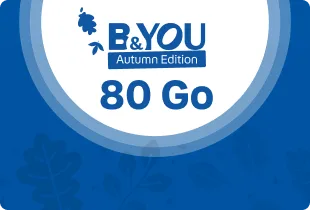 Forfait B&You Autumn Edition 80Go 