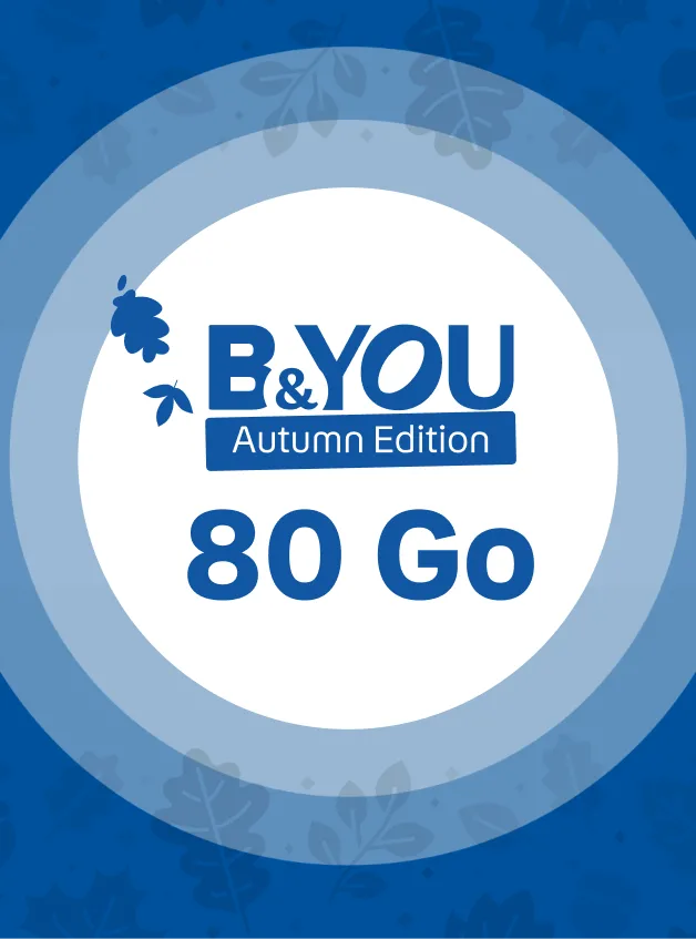 Forfait B&You Autumn Edition 80Go 