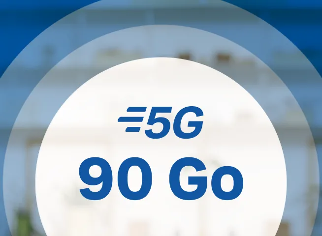 Forfait B&You sans engagement 90Go 5G