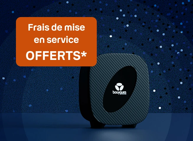 B&You Pure fibre - Frais de mise en service offerts*