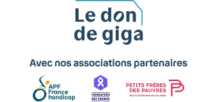 Don de giga - associations partenaires