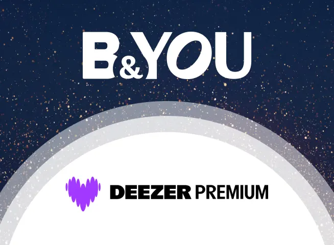 Forfait B&You sans engagement Deezer Premium
