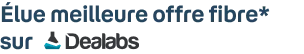 élue meilleure offre fibre* sur Dealabs