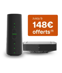 jusqu'à 148€ offerts (1)