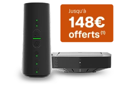 jusqu'à 148€ offerts (1)