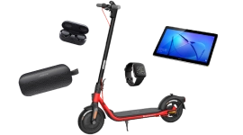 image accessoires offerts trottinette casque montre