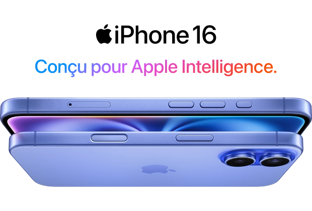 iPhone 16. Conçu pour Apple Intelligence