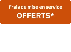 Frais de mise en service OFFERTS*