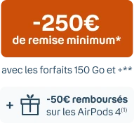 -250 euros de remise minimum