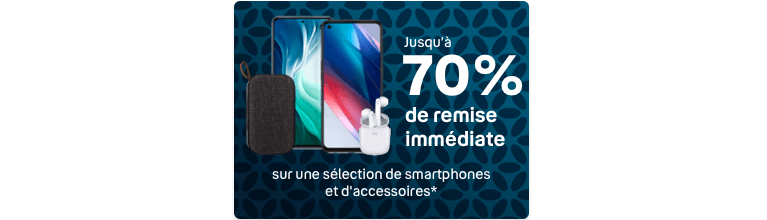 70% de remise immédiate