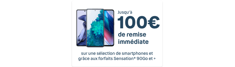 100€ de remise immédiate