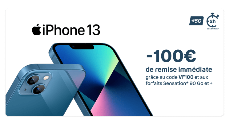 iPhone 13 à -100€