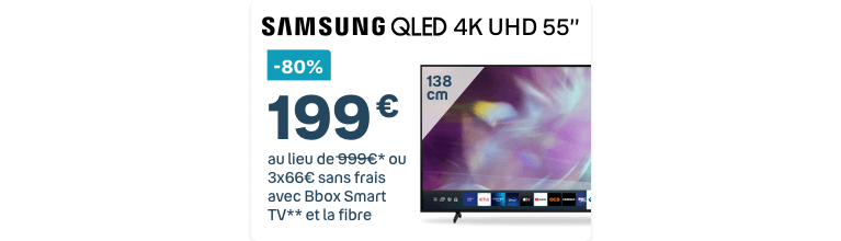 Samsung QLED 4K HUD 55"