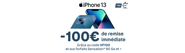 iPhone 13 à -100€